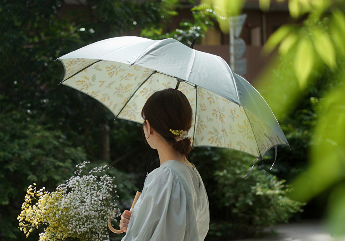 <新商品>花束のような裏ほぐし織が上品な雨晴兼用傘「Bouquet-ブーケ-」のご紹介