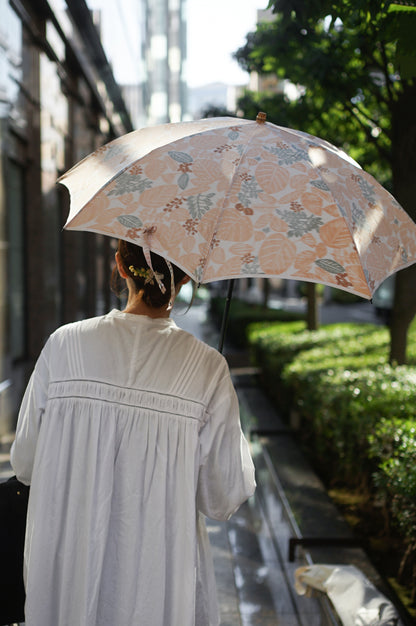 katakata 葉っぱ 折りたたみ傘 50cm 8本骨