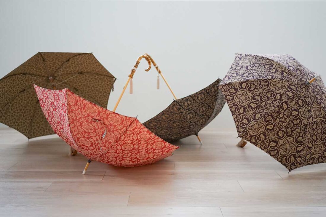 日本最古の文様を西陣織で表現した、晴雨兼用傘『正倉院裂』 | 傘専門 